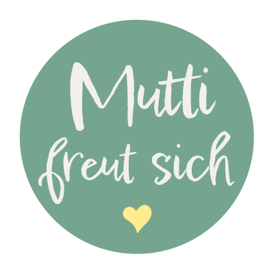 Logodesign Mutti freut sich